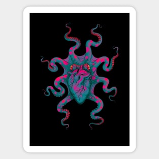 Psychedelic Octopus Magnet